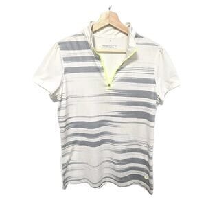 Nike Golf Tour Performance Dri-Fit Short Sleeve 1/4 Zip Mock Neck Pullover Sz M